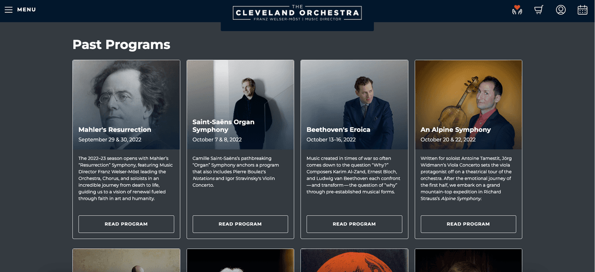 The Cleveland Orchestra Program Notes