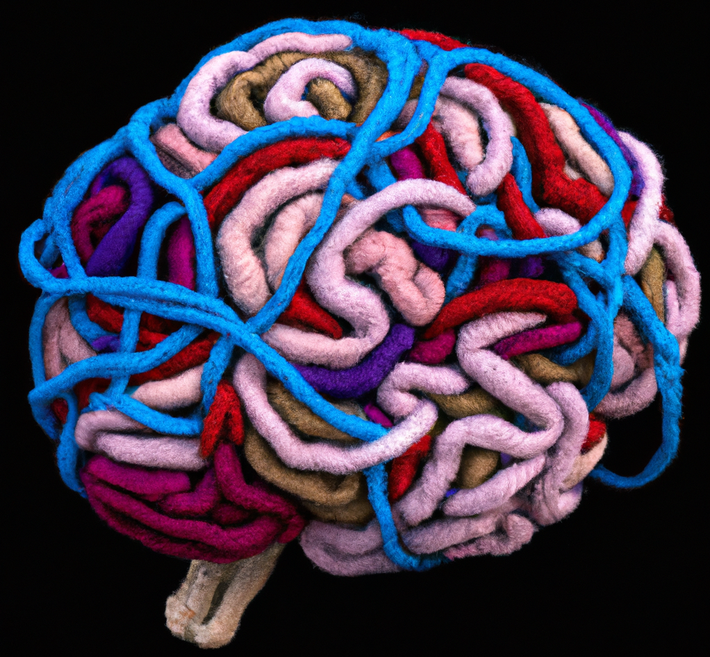 A brain made of yarn